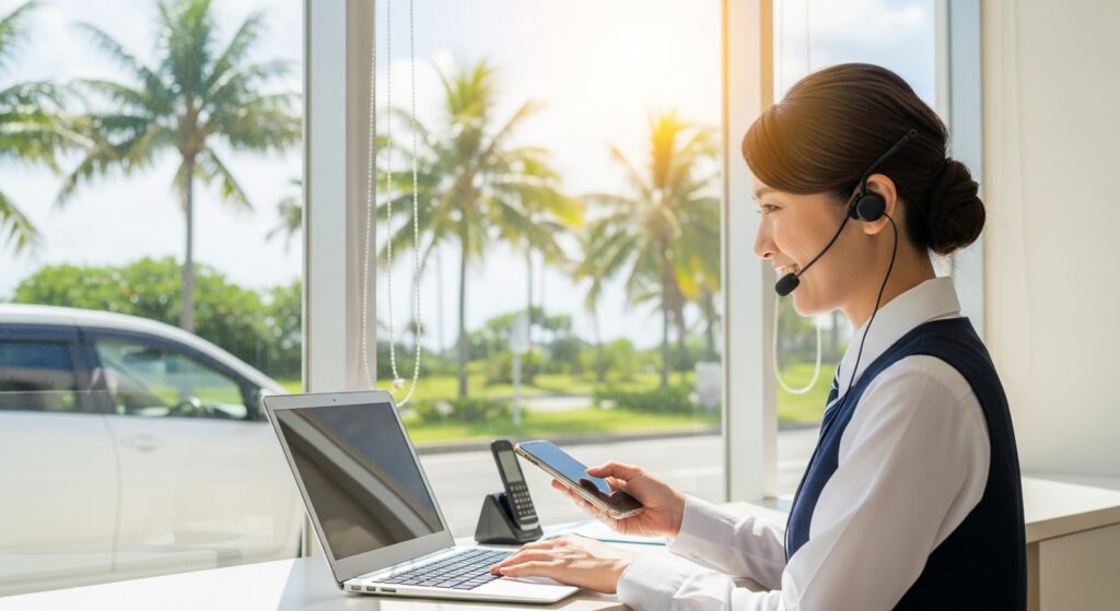 沖縄のレンタカー予約代行サービス・レンオペが解説｜【保存版】当日予約にも強い業務代行の選び方🚗