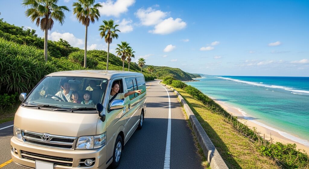沖縄 レンタカー ハイエースで巡る家族旅行モデルコース