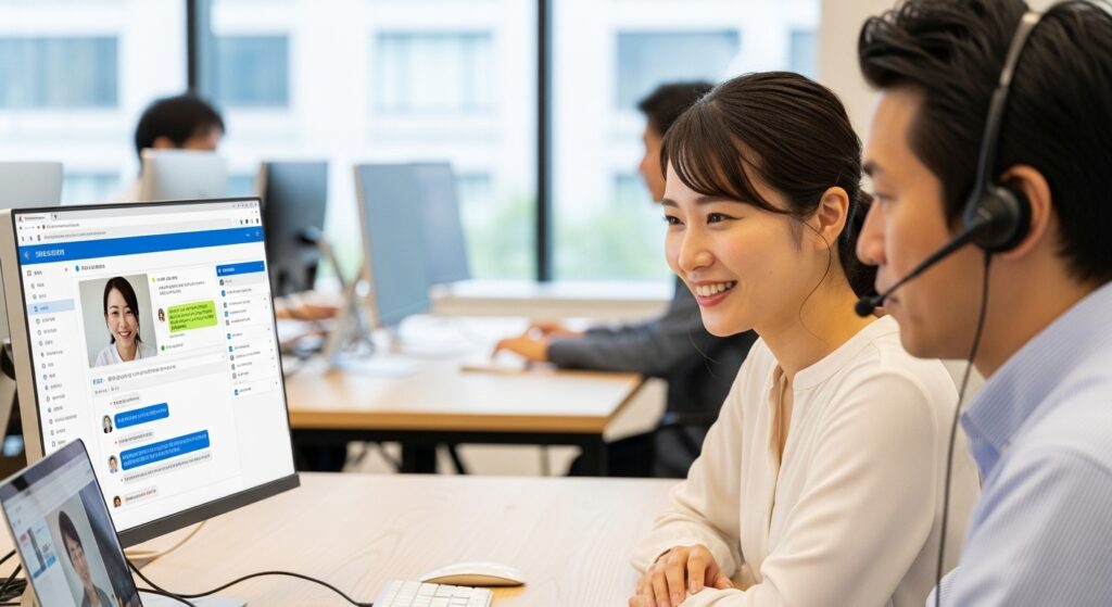 レンタカーBPOでLINE・チャット対応はできる？