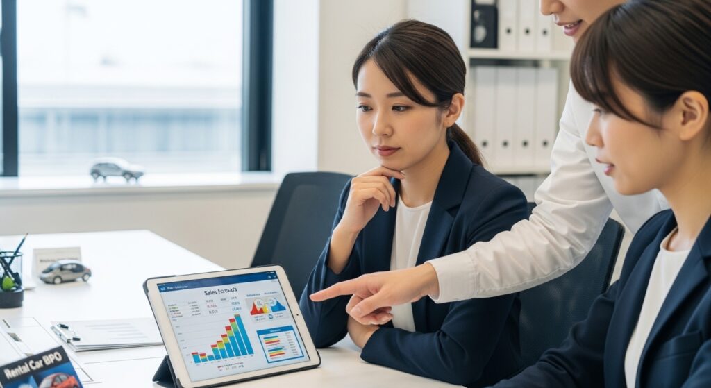 レンタカーBPO導入で売上予測は正確になるのか？