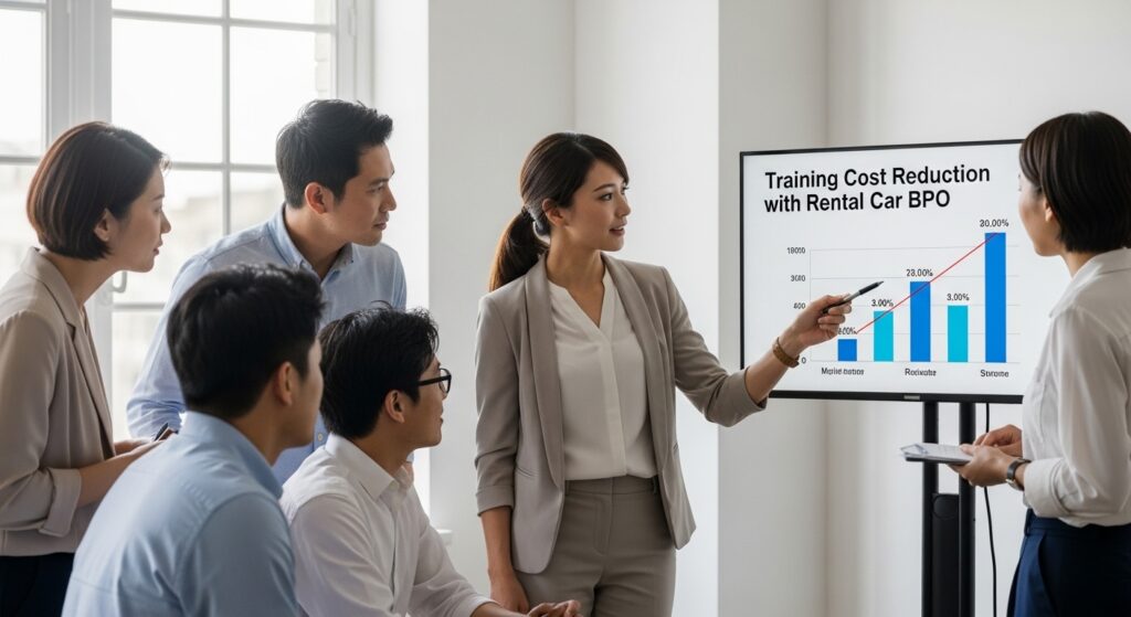 レンタカーBPO導入で教育コストはどれだけ減る？