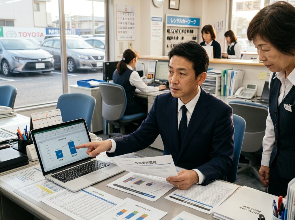 代行業務でレンタカー店の人件費を抑えられる？
