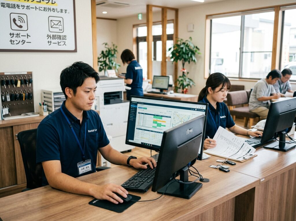 レンタカー管理システム後に外注すべき業務は？