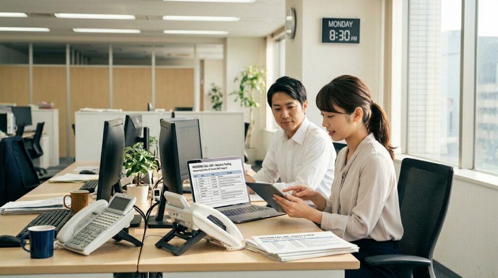 電話対応代行は土日だけでも利用できる？柔軟な使い方を解説