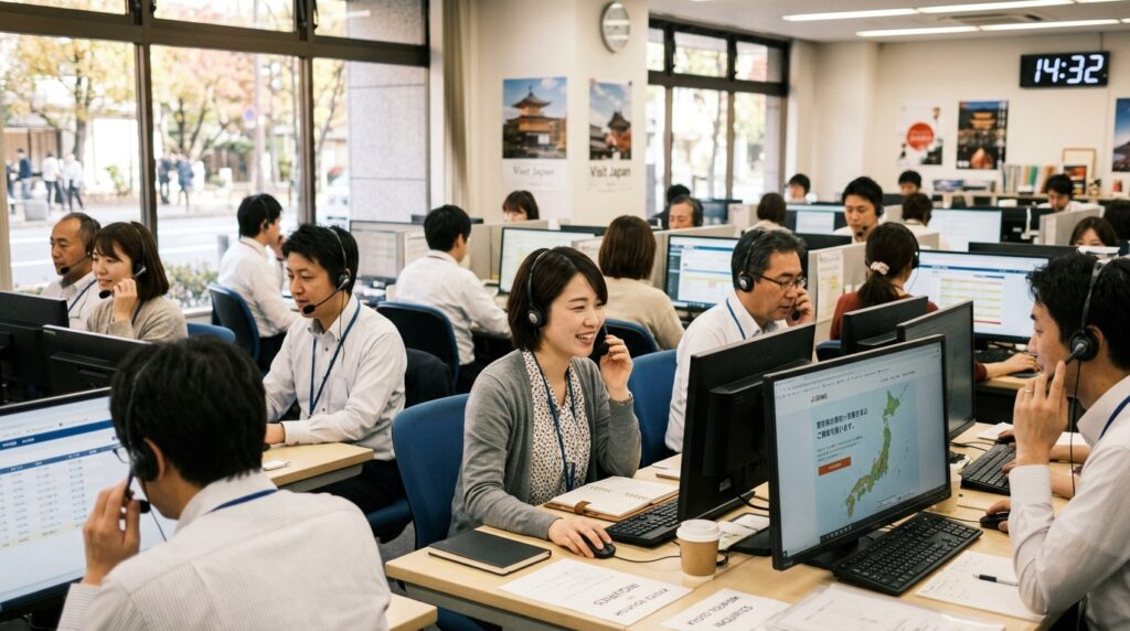 電話対応代行は観光シーズンの問い合わせ増にも対応できる？